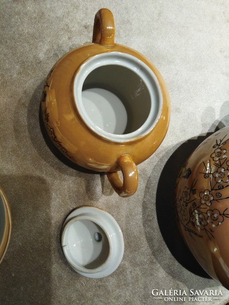 Japanese, eggshell porcelain - tea set / 4 persons
