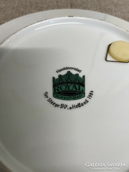 Royal schwabap Dutch porcelain decorative plate 