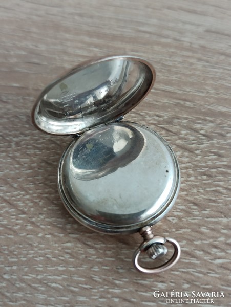 Medana women's silver pocket watch