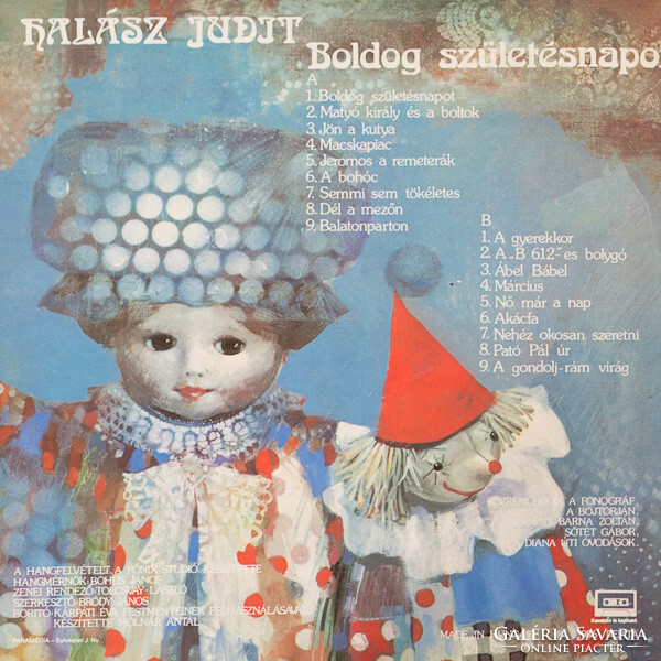 Halász Judit – Boldog Születésnapot! bakelit lemez