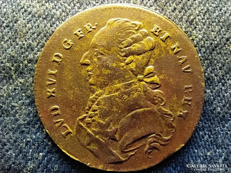 German states Nuremberg 1791 brass 4.8g 27mm token (id78276)
