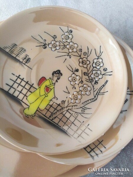 Japanese, eggshell porcelain plates / 2 pcs.