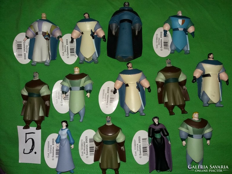 Retro minőségi El Cid - A legenda mese filmgyáras karakterfigurák EGYBEN 6 - 12 cm a képek szerint 5