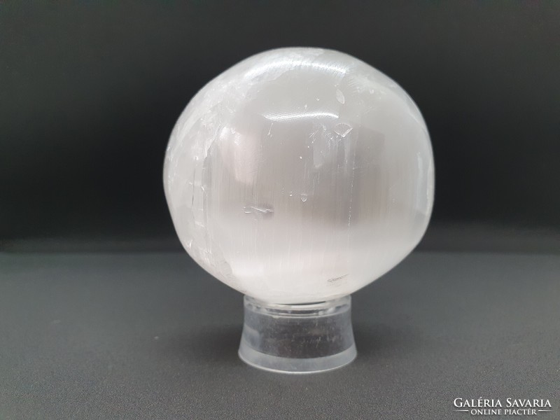 Selenite mineral ball 7 cm in diameter