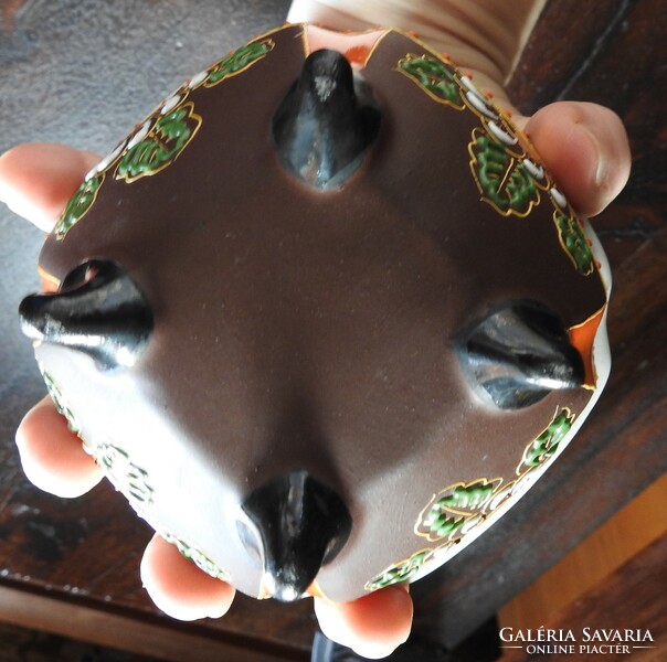 Satsuma bonbonier sugar bowl with lid - rare