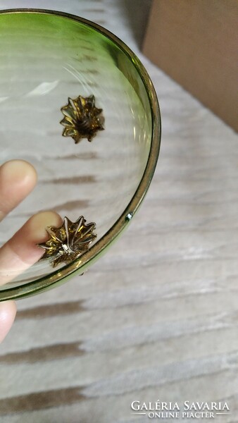 Antique glass bowls, 3 pcs {ü2}