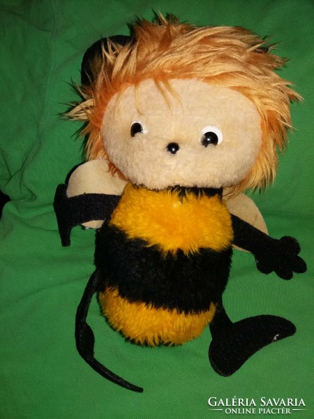 Antique big cat Maya the Bee plush figure 25 cm, condition according to the pictures