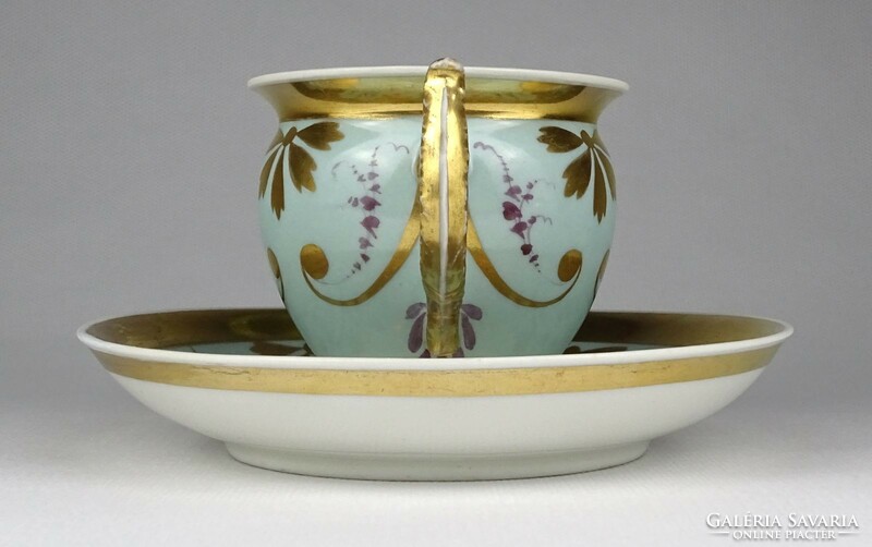 1F491 Antik aranyozott jelzett Altwien porcelán teáscsésze