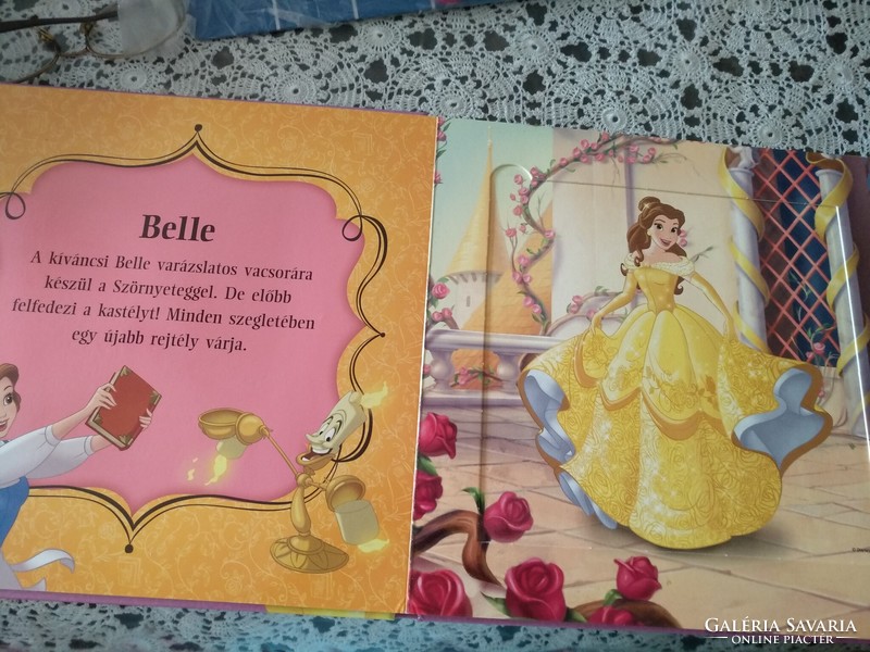 Disney princesses puzzle book, negotiable