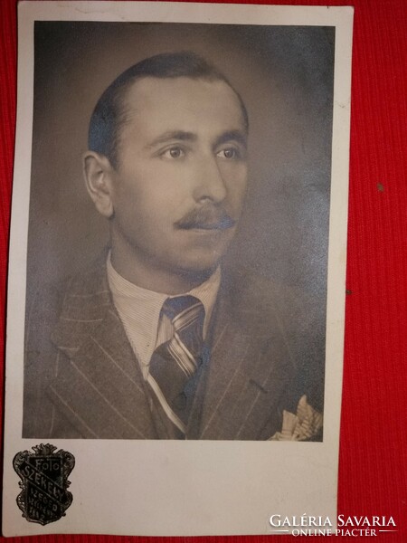 Cc. 1930. The late radio announcer jános benedekfi portrait Szeged Székely photo according to the pictures