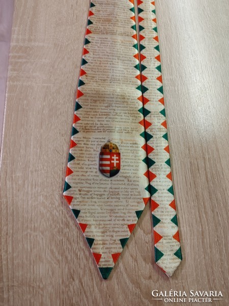 Magyar címeres nyakkendő  nemzeti érzelmű embereknek