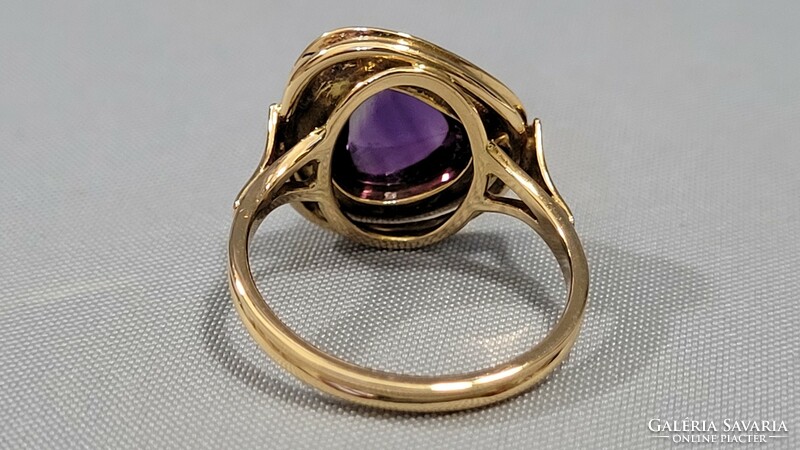 18 K arany női gyűrű 4,61 g
