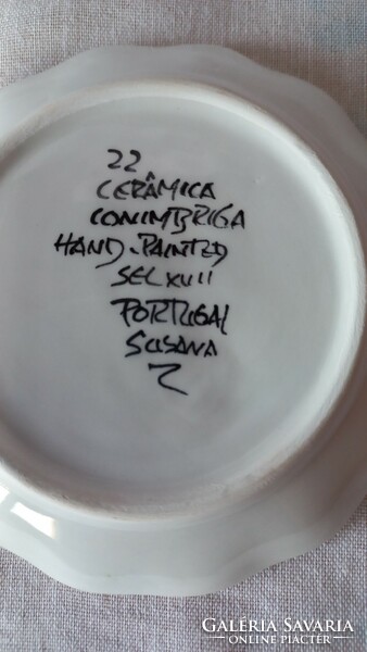 Portugál porcelán tányér