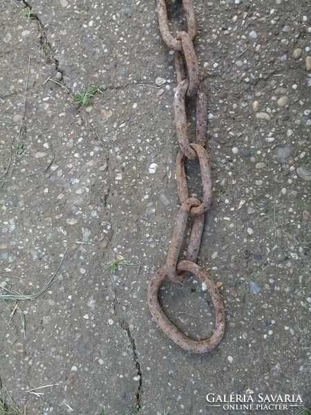 Old iron chain cow chain