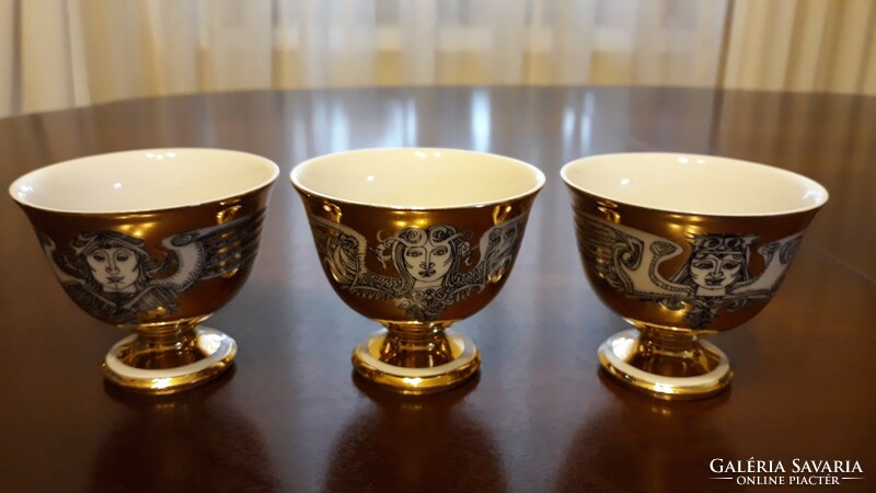 Saxon endre gold coffee set
