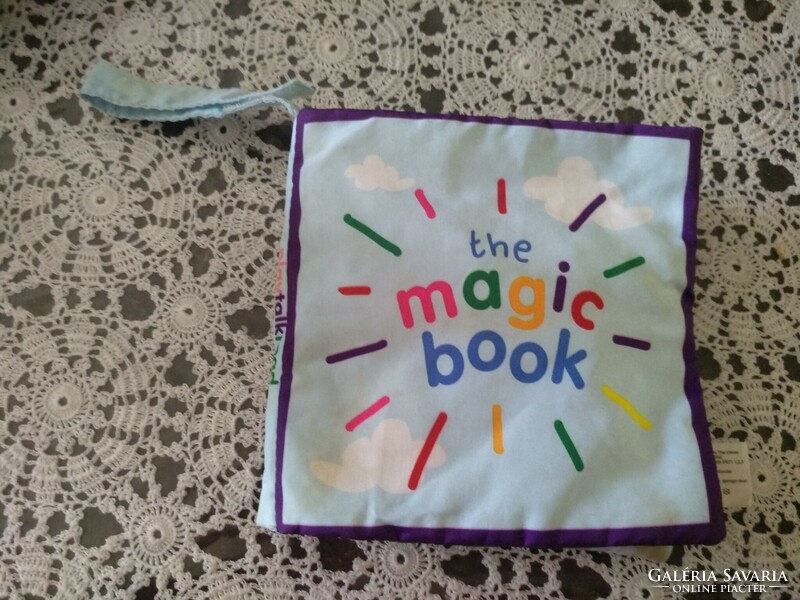 The Magic Book, babakönyv, angol, tapintást fejleszt, Alkudható