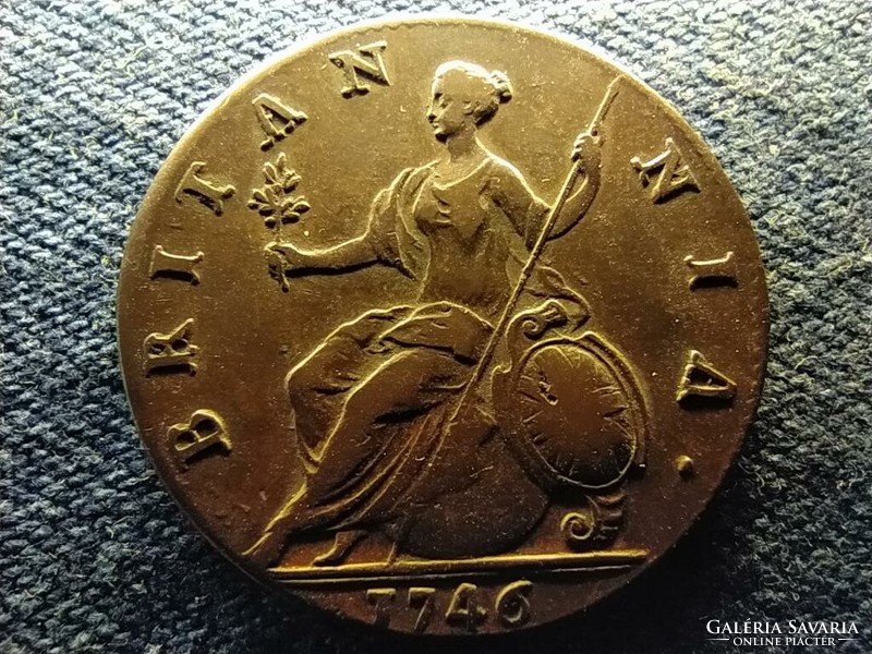 Anglia II. György (1727-1760) 1/2 Penny 1746 (id66148)