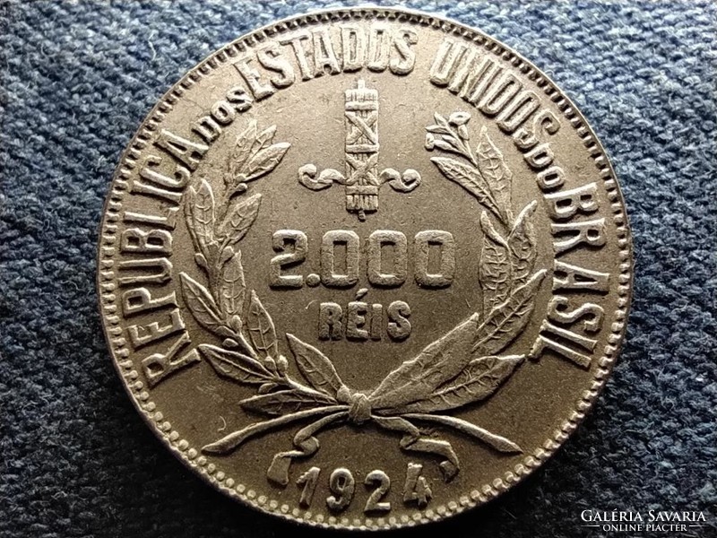 Brazília .500 ezüst 2000 reis 1924 (id65345)