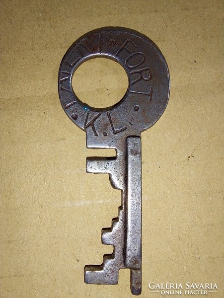 Antique patent fort lk padlock, working, with original key