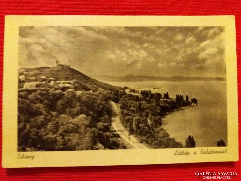 Antique Tihany fine art basic postcard in black and white in good condition as shown in the pictures
