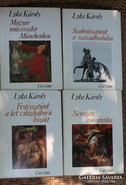 Lyka Károly szobrászat ,festészet művészeti könyvek 4 db