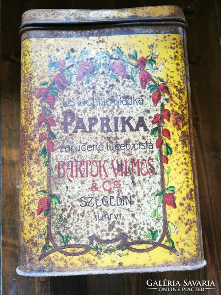 Bartók Vilmos paprikás doboz
