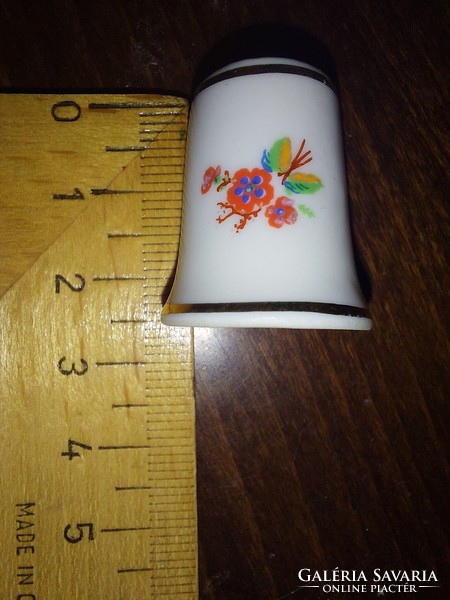 Ravenclaw thimble with flower and butterfly pattern