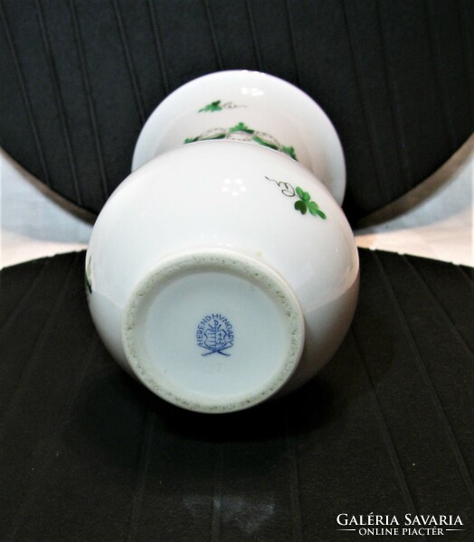 Herend parsley pattern vase - 16 cm