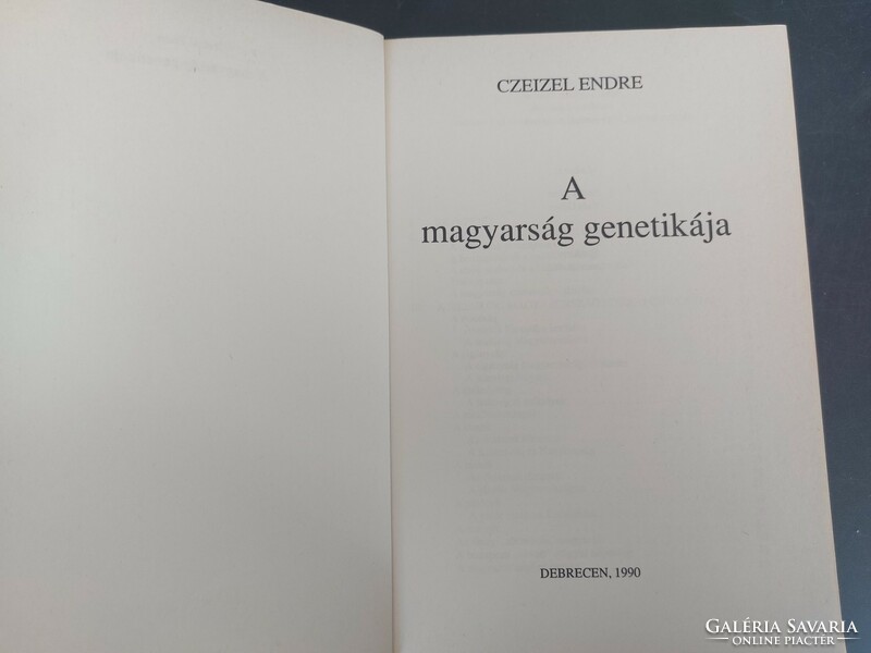 Czeizel Endre: A magyarság genetikája..  4500.-Ft.