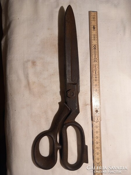 Old tailor's scissors for decoration