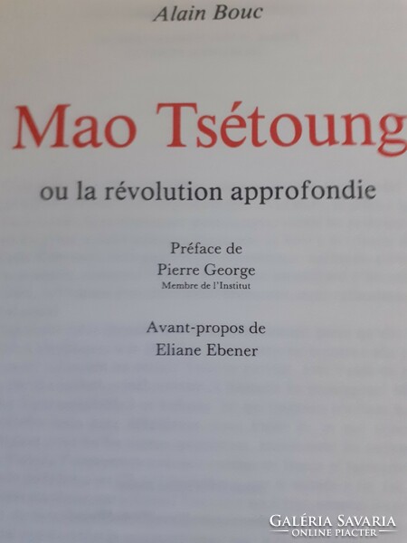 Francia nyelvű könyvek  Mao Tsétoung, Lyautey l'Africain, Raspoutine,