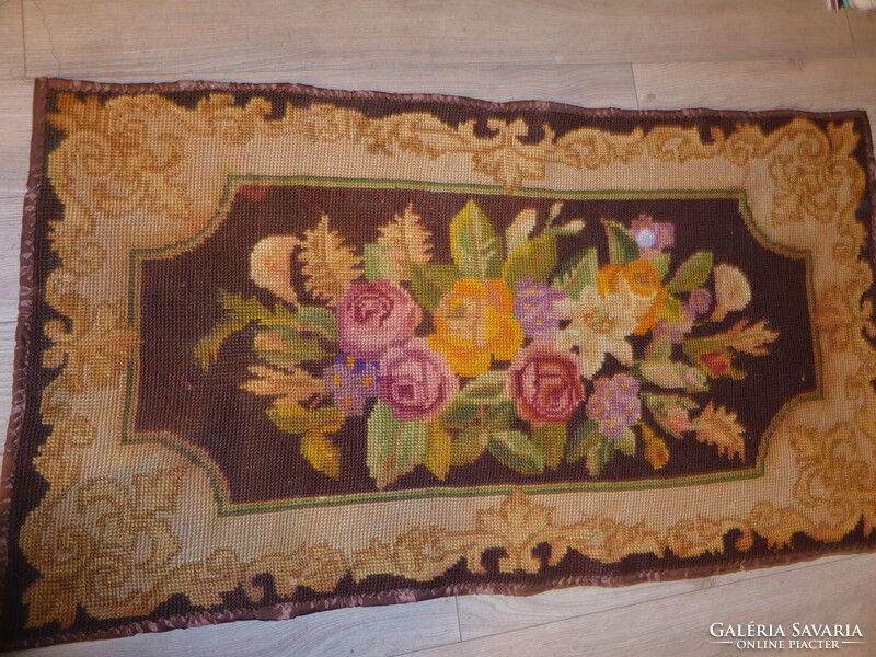Old cross-stitch carpet