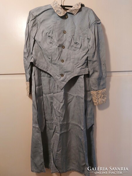 Beautiful usa vintage silk apron dress two pieces 40-42