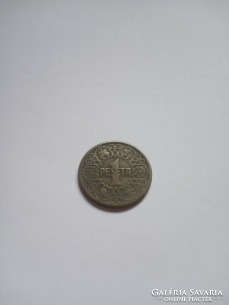 Nice 1 peseta 1944 Spain!