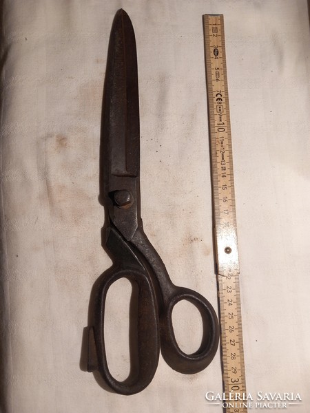 Old tailor's scissors for decoration