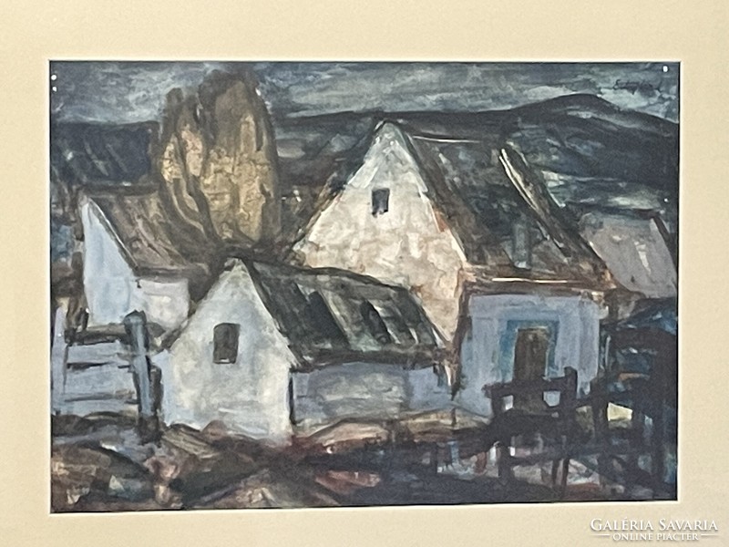 László Stojka - village houses