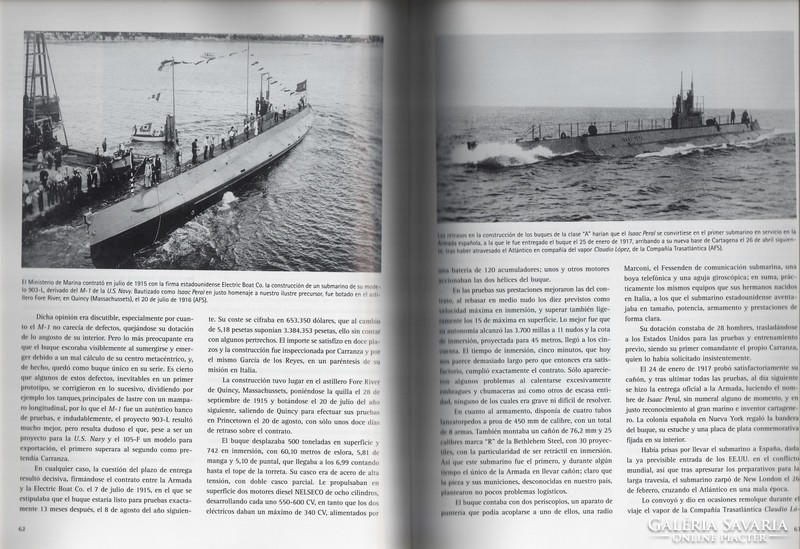 Submarines - the history of Spanish submarines 1828 - 2000. - Los submarinos espanolas -