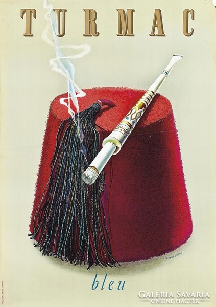 Vintage Swiss cigarette advertising poster 1943, modern reprint print, tobacco long female cigarette holder