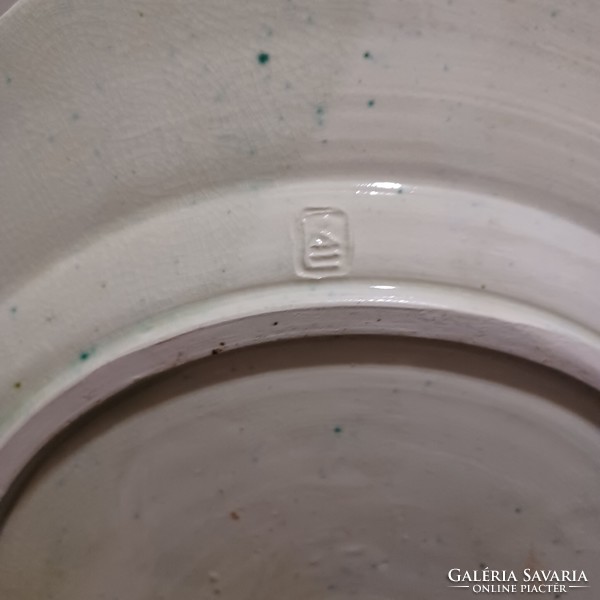 Ceramic plate from éva kun ceramicist - 30.5 cm in diameter