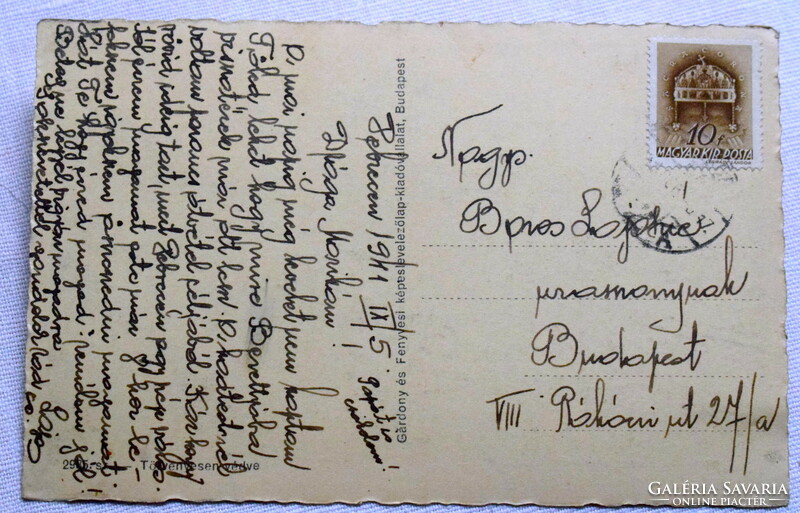 Debrecen Ferenc József-út photo postcard 1941
