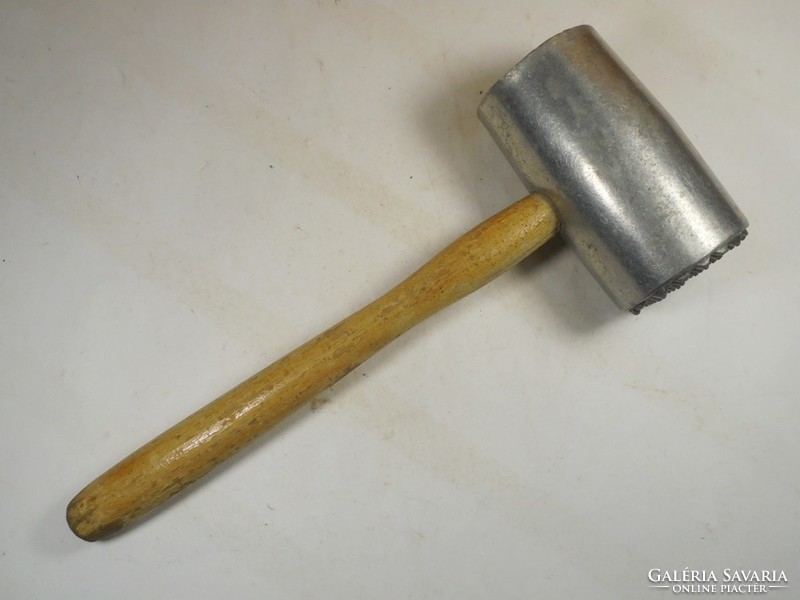 Retro alu aluminum meat grinder meat grinder kitchen tool with wooden handle