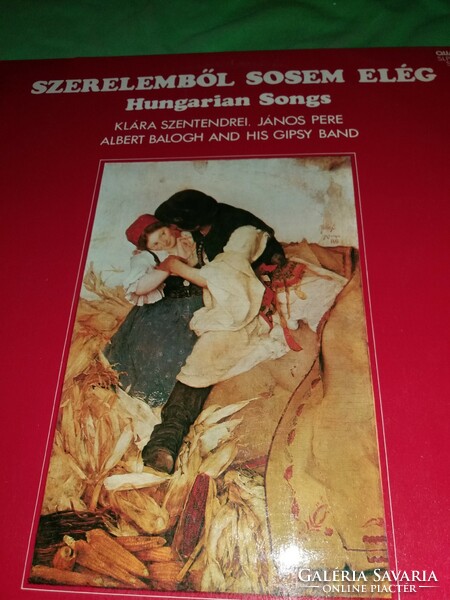 Never from old love. Hungarian sheet music 1981. Music vinyl lp LP in good condition according to the pictures