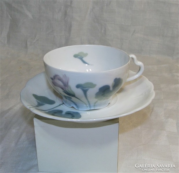 Antique rosenthal copenhagen teacup with base - collector's item