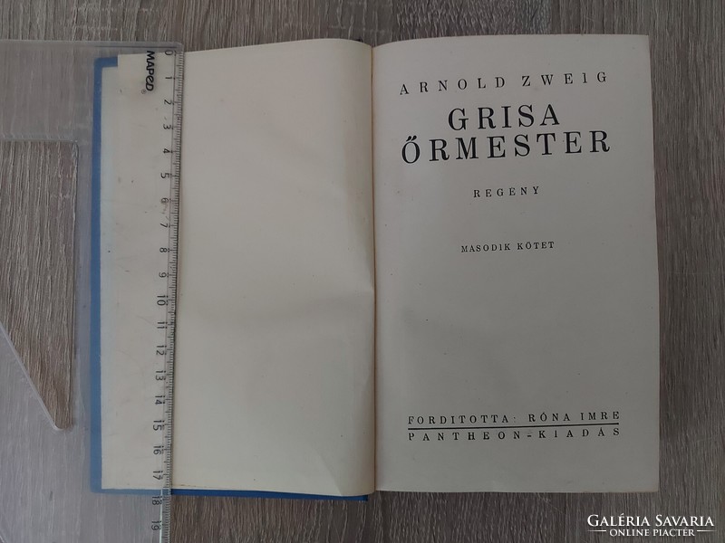 Frontregények - Arnold Zweig: Grisa őrmester 2 kötetben! - 524
