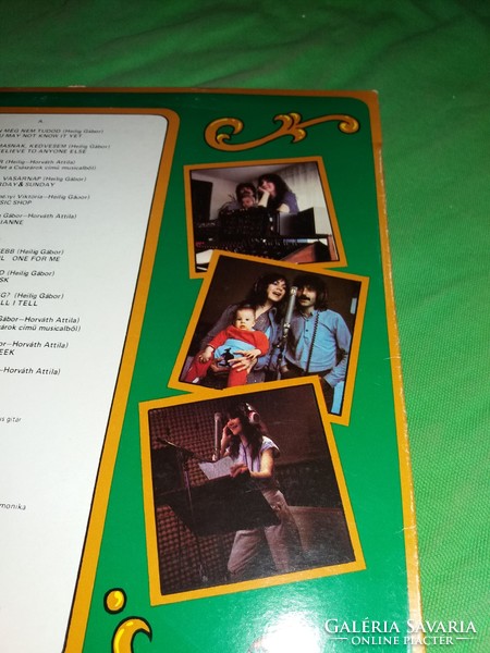 Régi ESZMÉNYI - HEILIG 1984. zene bakelit LP nagylemez szép állapotban a képek szerint