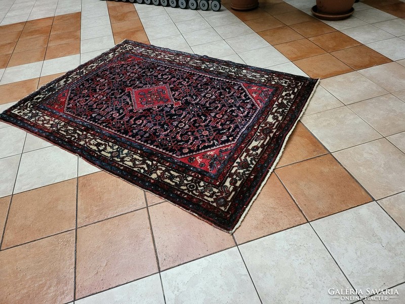 Kézi csomózású 140x200 cm gyapjú perzsa szőnyeg MZ_168