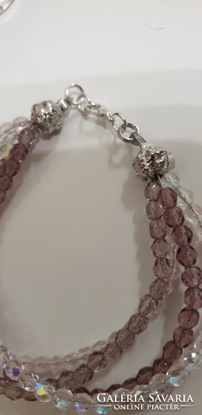 Pastel necklace + bracelet set