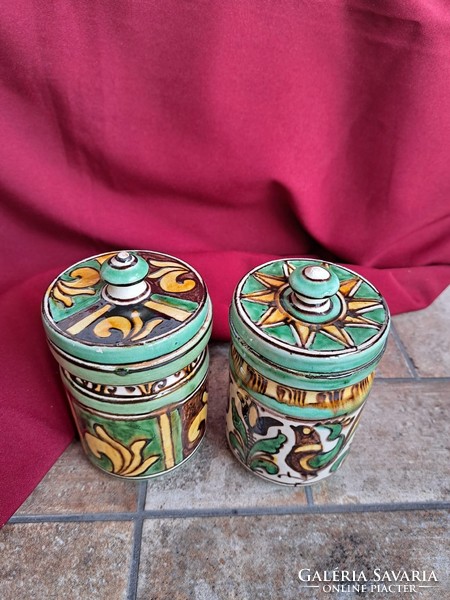 Beautiful Korund holders ceramic village peasant decoration