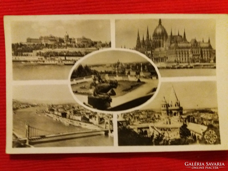 Antik BUDAPEST ÜDVÖZLET MAGYAR FILMINTÉZET képeslap szépia szép állapotban a képek szerint