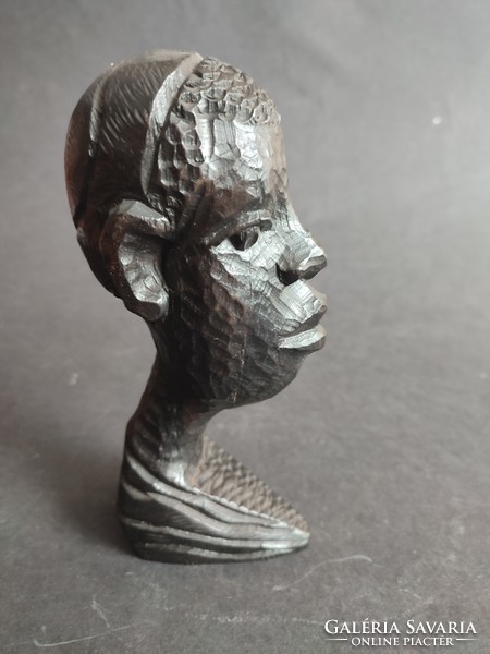 African head carved from wood - ep